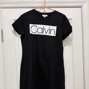 Calvin Klein Black Crew Neck dress 👗 size M/M new